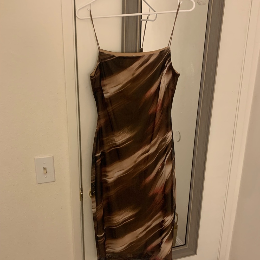 Brown dress size medium